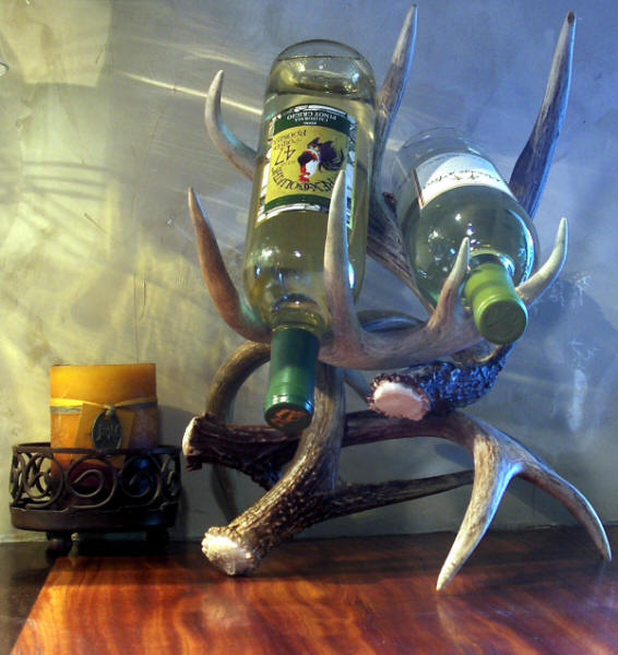 Antler accessories made from moose, caribou, elk, and deer antler.